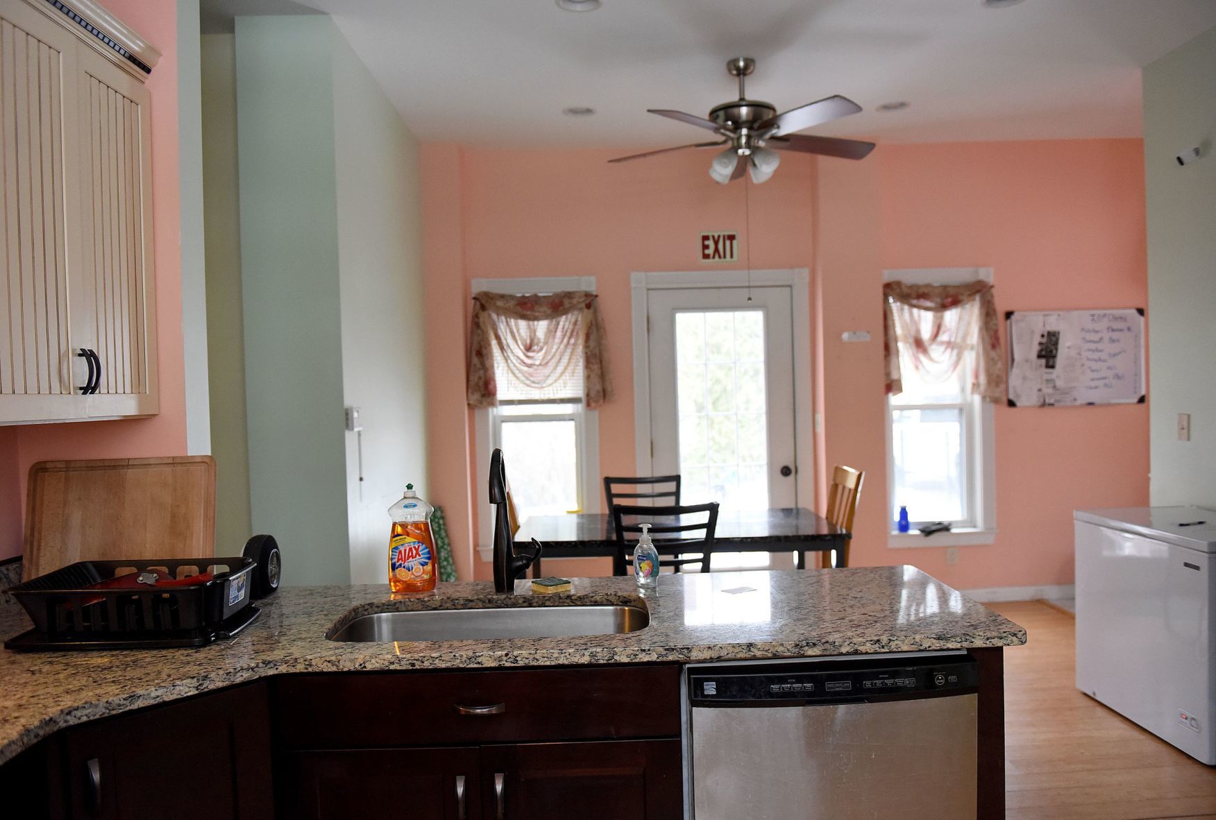 Russell Street sober house kitchen
